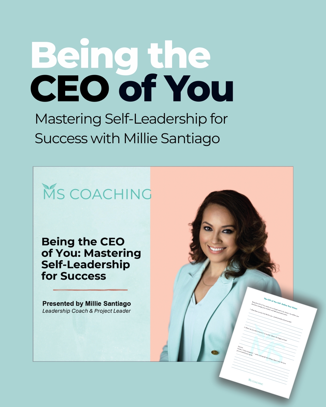 Being the CEO of You Millie Santiago